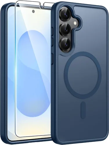 Vista 282 de FNTCASE - Funda para iPhone 16 Pro: magnética, mate, translúcida, de grado militar, protectora contra caídas, resistente, fina, duradera y a prueba