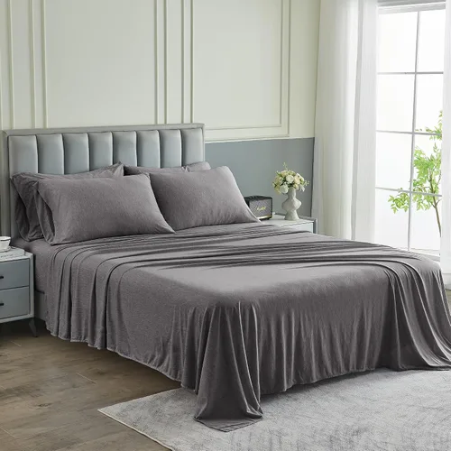 Vista 14 de Pure Bedding Juego de Sábanas Twin - Sábanas de Cama de Microfibra Ultra-Suave 1800 - Doble Cepillado - Bolsillos Profundos - Ajuste Fácil - Extra
