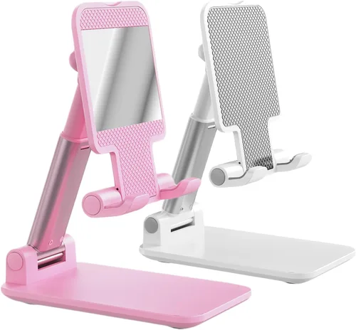 Vista 16 de Soporte para Teléfono de Escritorio, MT-6 Soporte para Teléfono Celular para Escritorio Soporte Universal para Teléfono Celular Plegable y Ajustable