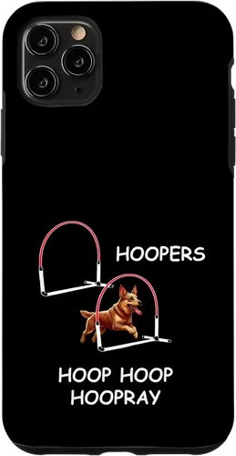 Vista 11 de iPhone 15 Dog Agility Dog Hoopers - Aussie Heeler - Hoop Hoop Hoopray Case