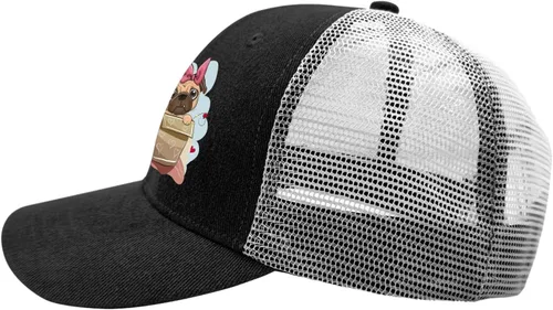 Vista 3 de Caps Pug Dog Baseball Caps for Women Vintage Hat Adjustable