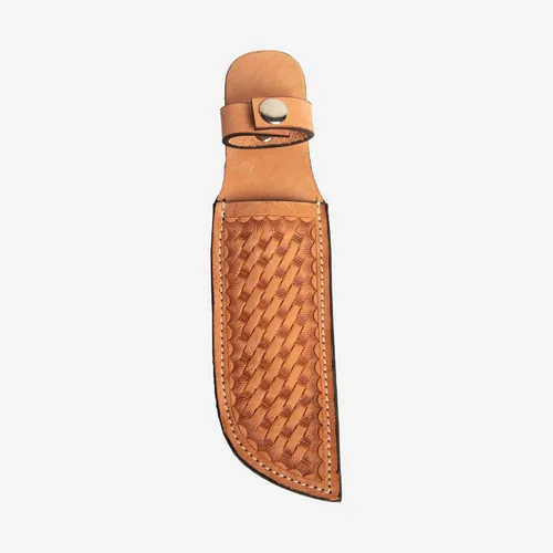 Vista 15 de Hulara Genuine Leather Knife Sheath – Handmade Leather Knive Holder with Belt Loop, Fits 4-10" Blade – Fixed Blade Knife Sheaths, Knifes Scabbard