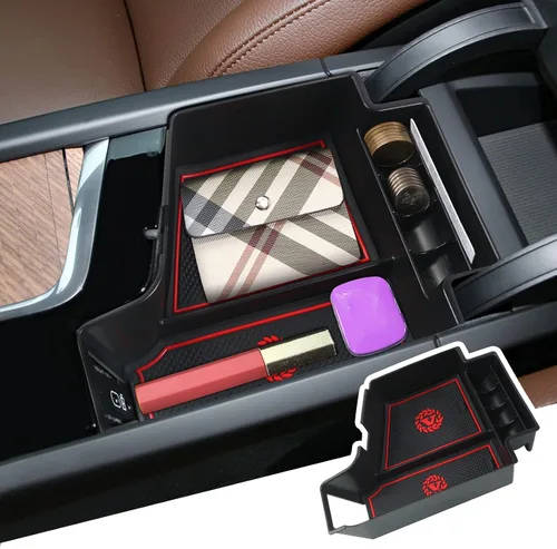 Vista 10 de BIBIBO 2023 2024 XC60 XC90 S90 V90 Organizador de Consola Central para Volvo XC60 V60 S60 S90 V90 XC90 de 2018-2023 2024 Caja de Almacenamiento