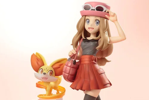 Vista 14 de Kotobukiya Pokemon: Estatua de Serena y Fennekin Artfx J