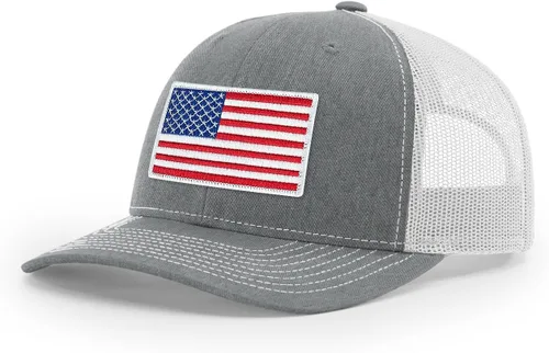 Vista 64 de Joe's USA Richardson 112 - Gorras de camionero con parche gráfico personalizado - Gorras estructuradas de cinco y seis paneles Richardson Premium