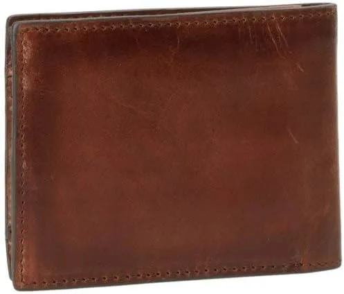 Vista 5 de WEBERS PREMIER LEATHER - Serie Wildlife - Cartera plegable para hombre - Cartera de cuero marrón de grano completo Marrón