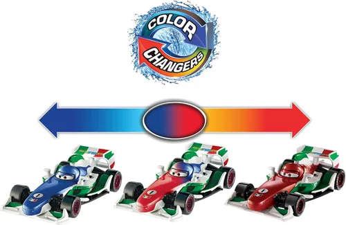 Vista 2 de Disney Coches Juguetes Pixar Coches Cambiadores De Color Francesco Bernoulli