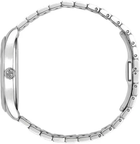 Vista 3 de Gucci G-Timeless cuarzo esfera negra reloj para mujer YA1264136, Movimiento de cuarzo