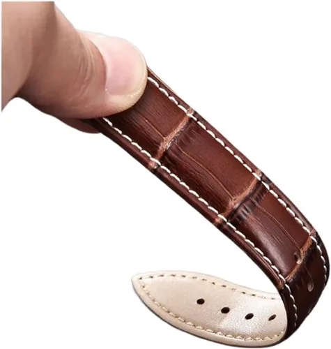 Vista 7 de Correas clásicas de cuero Watcbands 0.945 in 0.866 in 0.787 in 0.709 in 0.630 in hombres de negocios pulseras reloj accesorios correas