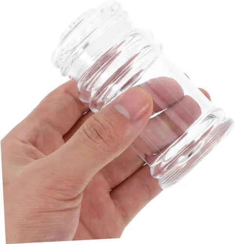 Vista 4 de 2Pcs Refillable Crystal Stylish Kitchen Condiment Containers for Seasoning Storage Portable Travel Bottles for Spices and Chic Design