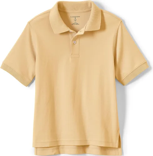 Vista 11 de Lands' End - Polo de uniforme escolar para niños – 100% algodón cómodo que dura todo el año, de fácil cuidado, manga corta Negro