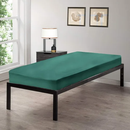 Vista 17 de Gilbins Sábana bajera ajustable de 30 x 75 x 8 pulgadas, hecha de algodón, perfecta para literas de campamento, caravanas, camas de invitados