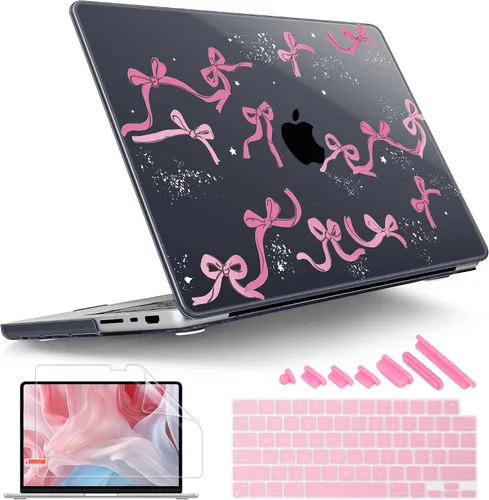 Vista 10 de Tuiklol - Funda para MacBook Pro de 14 pulgadas, versión 2026, 2025, 2024 Noche bosque oscuro
