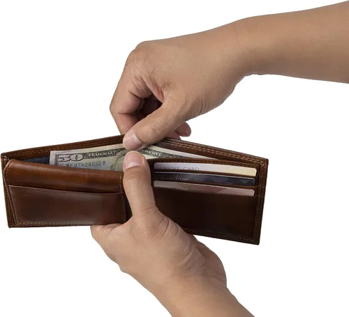 Vista 5 de Tienda Essentials Billetera plegable para hombre