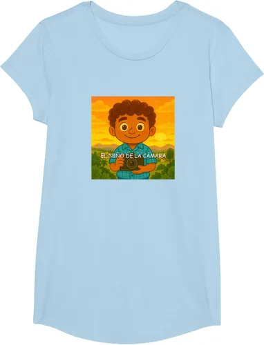 Vista 15 de Camiseta El Niño de la Cámara – Diseño Oficial del Cuento Ilustrado