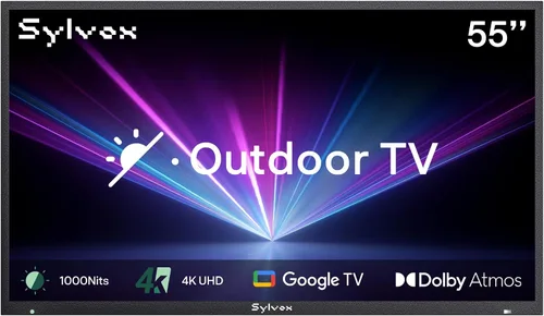 Vista 27 de SYLVOX Nueva TV inteligente para exteriores de 43”, Rendimiento impermeable superior, Acabado mate mejorado para efecto antirreflejos mejorado