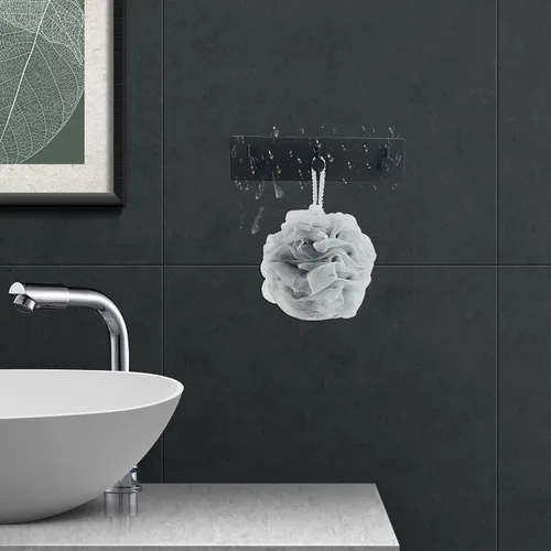 Vista 6 de AXBUS Soporte para llaves montado en la pared, 3 ganchos para decoración de pared, organizador de llaves adhesivo para entrada, cocina, dormitorio