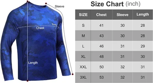 Vista 4 de Rodeel Camiseta de pesca de ajuste holgado para hombre, ventilada River Bluff Performance manga larga UPF 50