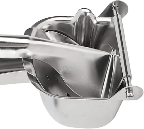 Vista 9 de Exprimidor de limón de acero inoxidable, exprimidor de mano desmontable, exprimidor de naranja, manual de prensa de jugo para naranja limón lima