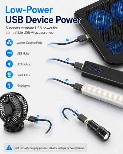 Vista 7 de VCZHS Tech Cable USB a USB de 3.3 pies, USB3.0 tipo A a tipo A macho a macho cable de transferencia de datos de 5 Gbps para almohadilla