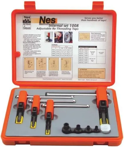 Vista 2 de Nes Kit de reparación de rosca interna, 5/16 a 13/16", 3 piezas, NES1007