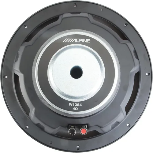 Vista 5 de Dos subwoofers Alpine W12S4 de 12 pulgadas con dos parrillas de altavoces KTE-12PG de 12 pulgadas