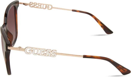 Vista 3 de GUESS Gafas de sol cuadradas con logotipo de metal para mujer