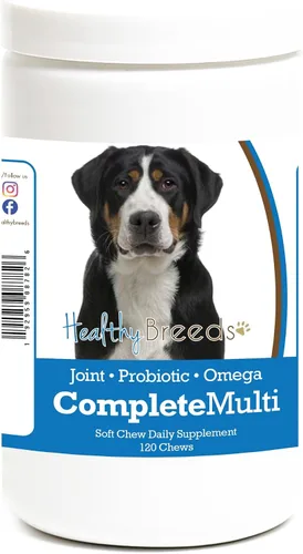 Vista 11 de Healthy Breeds Affenpinscher todo en uno multivitamínico suave masticable 120