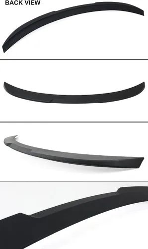 Vista 2 de KDM - Alerón de tapa de maletero estilo H negro mate compatible con Hyundai Elantra Sedan 2017-2018