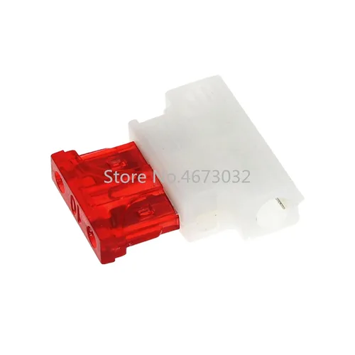 Vista 3 de Fuse 5sets Auto Standard Middle Fuse Holder + Car Boat Truck ATC/ATO Blade Fuse 3A 5A 10A 15A 20A 25A 30A 35A 40A (Size : 5sets 15A)