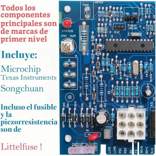 Vista 3 de Placa de circuito de control B18099-13, compatible con placa de circuito de control de horno Goodman B18099-06, B18099-08, B18099-10, B18099-13