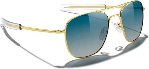 Vista 5 de MERRY'S Gafas de sol polarizadas militares clásicas cuadradas aviador para hombres o mujeres S8636