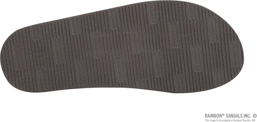 Vista 5 de Rainbow - Sandalias de cuero para hombre, doble capa con arco y banda ancha