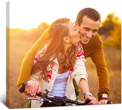 Vista 10 de Impresiones en lienzo personalizadas con tus fotos, imágenes personalizadas sobre lienzo, arte de pared para dormitorio, sala de estar, boda, bebé