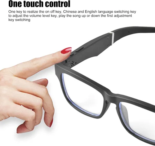 Vista 4 de VBESTLIFE TR90 - Lentes de audio Bluetooth 5.0 con micrófono integrado, cancelación de ruido, lentes de sol para hombres y mujeres