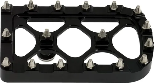 Vista 4 de Offroad - Funda de aluminio para pedal de freno grande para Harley '12-'16 FLD, '86-'17 FL Softail y Touring y Trike '80 y posteriores, color negro