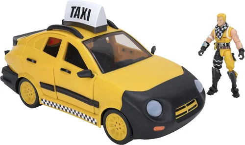 Vista 2 de FORTNITE Joy Ride - Vehículo de taxi con figura articulada de 4 pulgadas