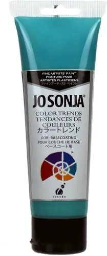 Vista 42 de Jo Sonja Color Trends - Tubo acrílico de flujo mate de 4 onzas - Latón antiguo