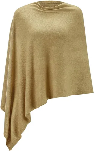Vista 83 de Fomolom Ponchos para mujer, versátil, ligero, tejido sólido, chal envolvente, bufanda, accesorios para mujer