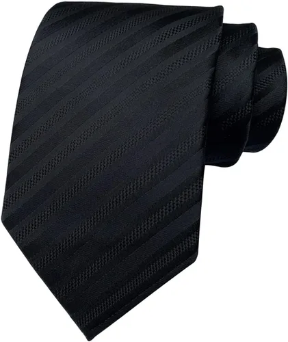 Vista 88 de Secdtie Corbata clásica de seda tejida jacquard a rayas para hombre