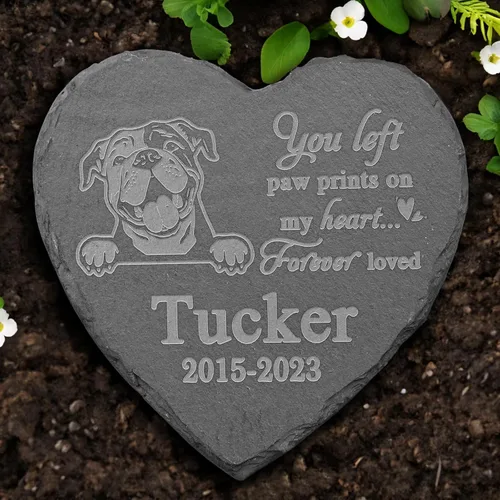 Vista 32 de Piedra conmemorativa de Golden Retriever, estatua de Golden Retriever, placa conmemorativa de Golden Retriever, regalos conmemorativos de Golden