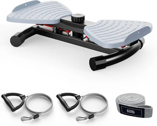 Vista 8 de Waist Twister Machine with Resistance Band, Silent Exercise Twist Board for Core & Belly Fat Workout, Non-Slip Home Fitness Disc for Men & Women