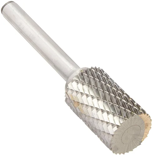 Vista 34 de Drill America SA-1 Rebaba de carburo/lima giratoria cilíndrica de doble corte para amoladora de troquel de 1/4" de diámetro x 5/8" de longitud