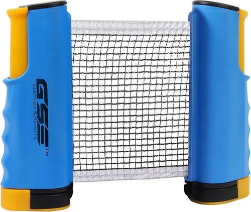 Vista 7 de GSE Games & Sports Expert - Red y postes de tenis de mesa retráctil Red de repuesto ajustable de Ping Pong (4 colores)