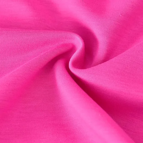 Vista 6 de Conjunto de sudadera para niñas pequeñas de 2 a 5 años Rosa fuerte