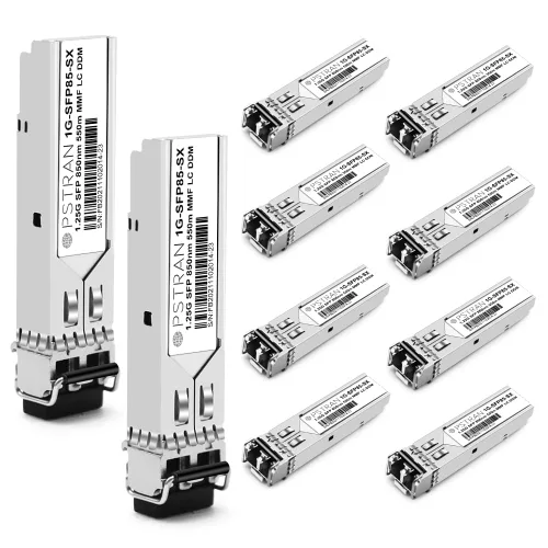 Vista 43 de 1000BASE-SX SFP módulo óptico del transmisor-receptor compatible con Alcatel-Lucent SFP-GIG-EXTND 1310nm 1.2 mi DDM Duplex LC MMF