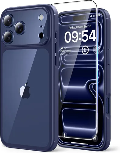 Vista 40 de TAURI Funda para iPhone 17, antiamarilleamiento con protector de pantalla, protección de grado militar, a prueba de golpes, delgada para iPhone 17