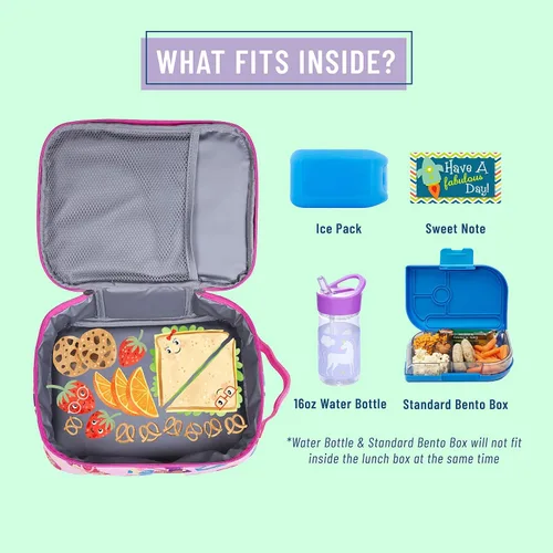 Vista 9 de Wildkin mochila para niños para el día a día, bolsa de almuerzo con tapetes para siesta para niños y niñas, perfecto para suministros escolares, tu