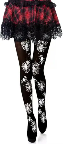Vista 2 de DONCIDAY Halloween Tights Halloween Leggings Double-Sided Print Costume & Dress Up Stockings Socks for Women Girls