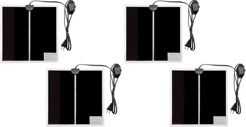 Vista 9 de Hamiledyi Almohadilla térmica de reptiles de 14 W, 2 unidades, calentador con ajuste de control de temperatura debajo del tanque de 11 x 11